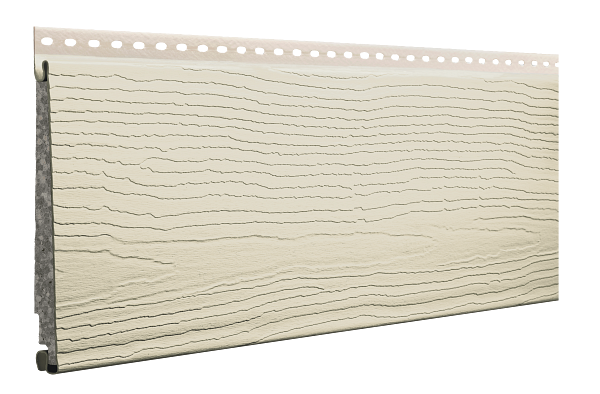 Ascend Almond cedar mill grain composite siding color swatch