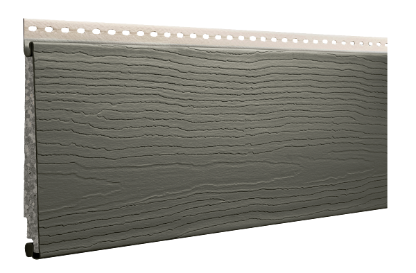 Ascend Charcoal Smoke cedar mill grain composite siding color swatch