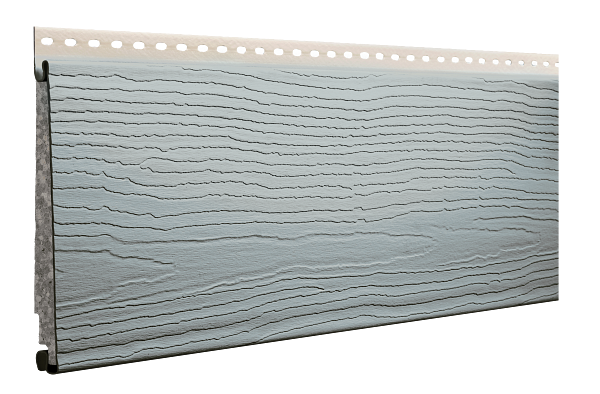 Ascend Dover Gray cedar mill grain composite siding color swatch