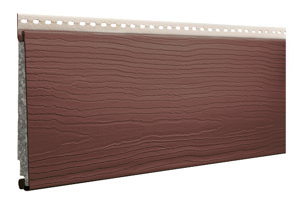 Ascend Fired Brick cedar mill grain composite siding color swatch