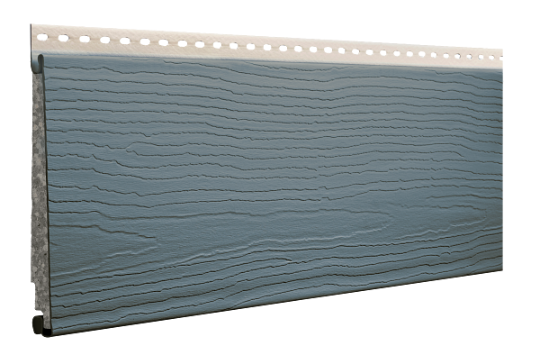 Ascend Harbor Blue cedar mill grain composite siding color swatch