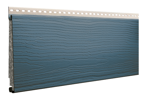 Ascend Laguna Blue cedar mill grain composite siding color swatch