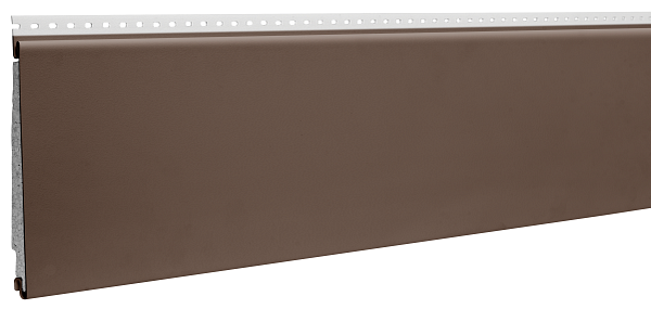 Ascend Flagship Brown matte composite siding color swatch