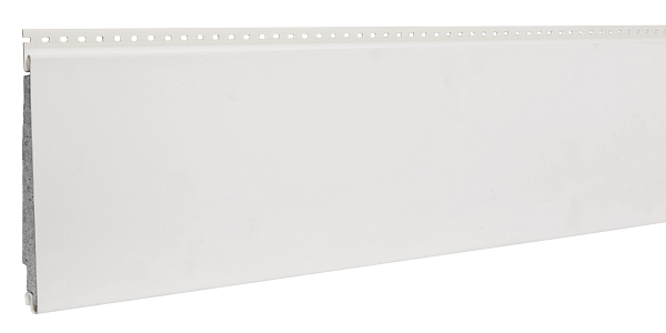 Ascend Glacier White matte composite siding color swatch