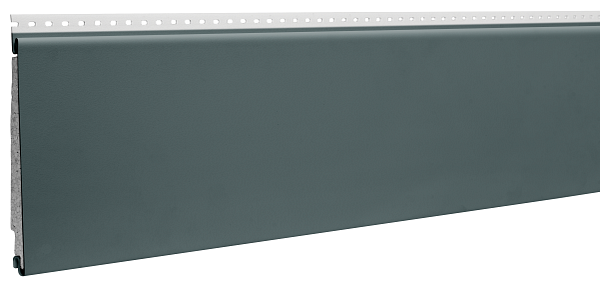 Ascend Midnight Blue matte composite siding color swatch