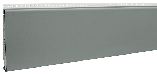 Ascend Sterling Gray matte composite siding color swatch
