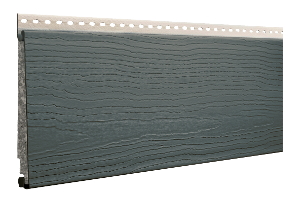 Ascend Midnight Blue cedar mill grain composite siding color swatch