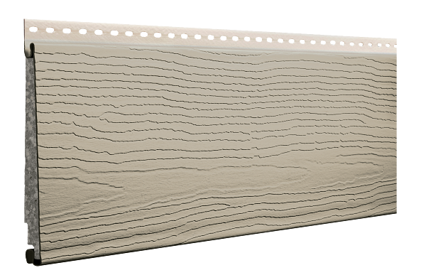 Ascend Monterey Sand cedar mill grain composite siding color swatch