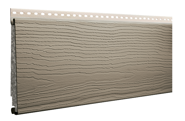 Ascend Pebble cedar mill grain composite siding color swatch