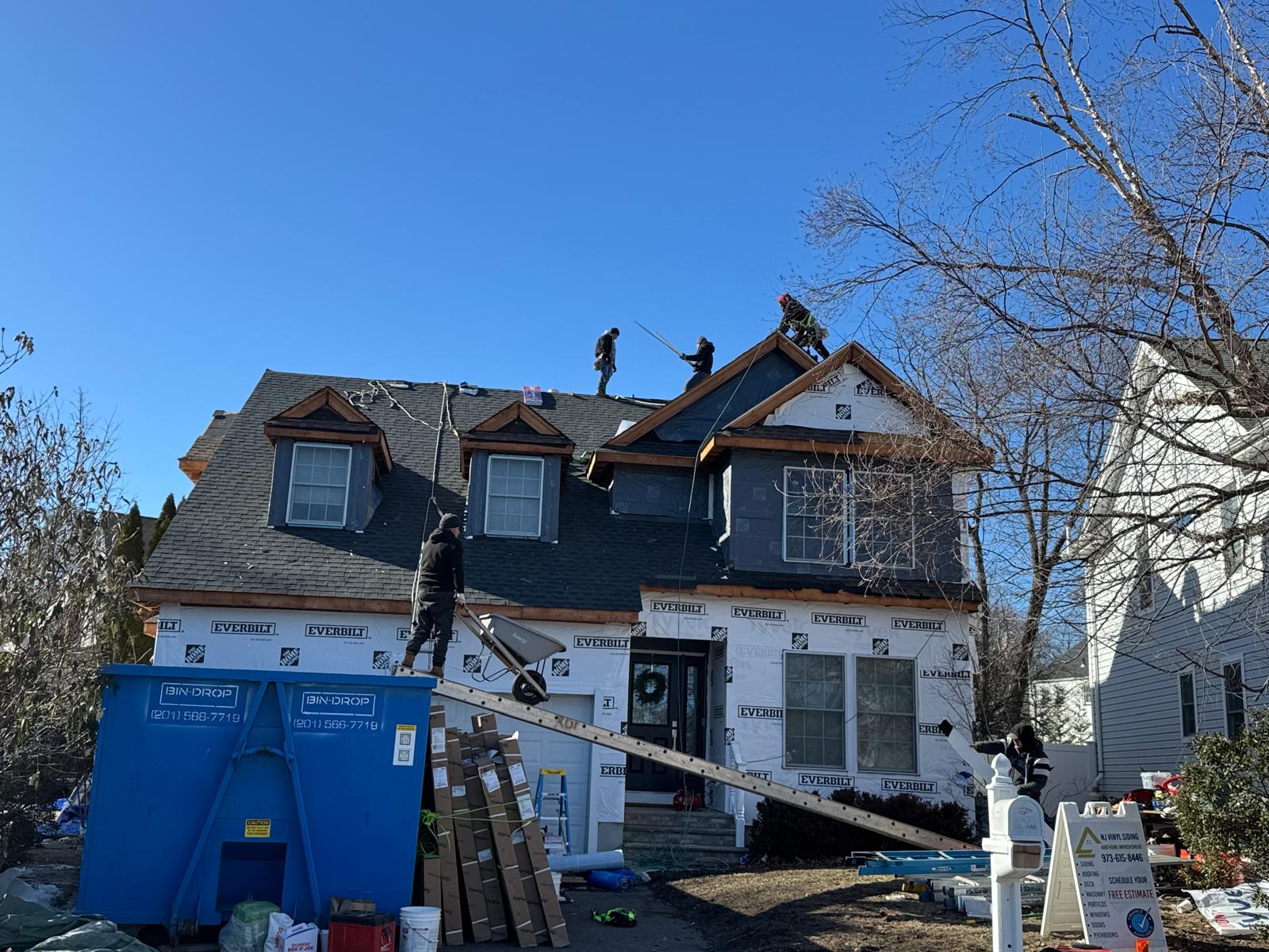 Alpine exterior remodeling project