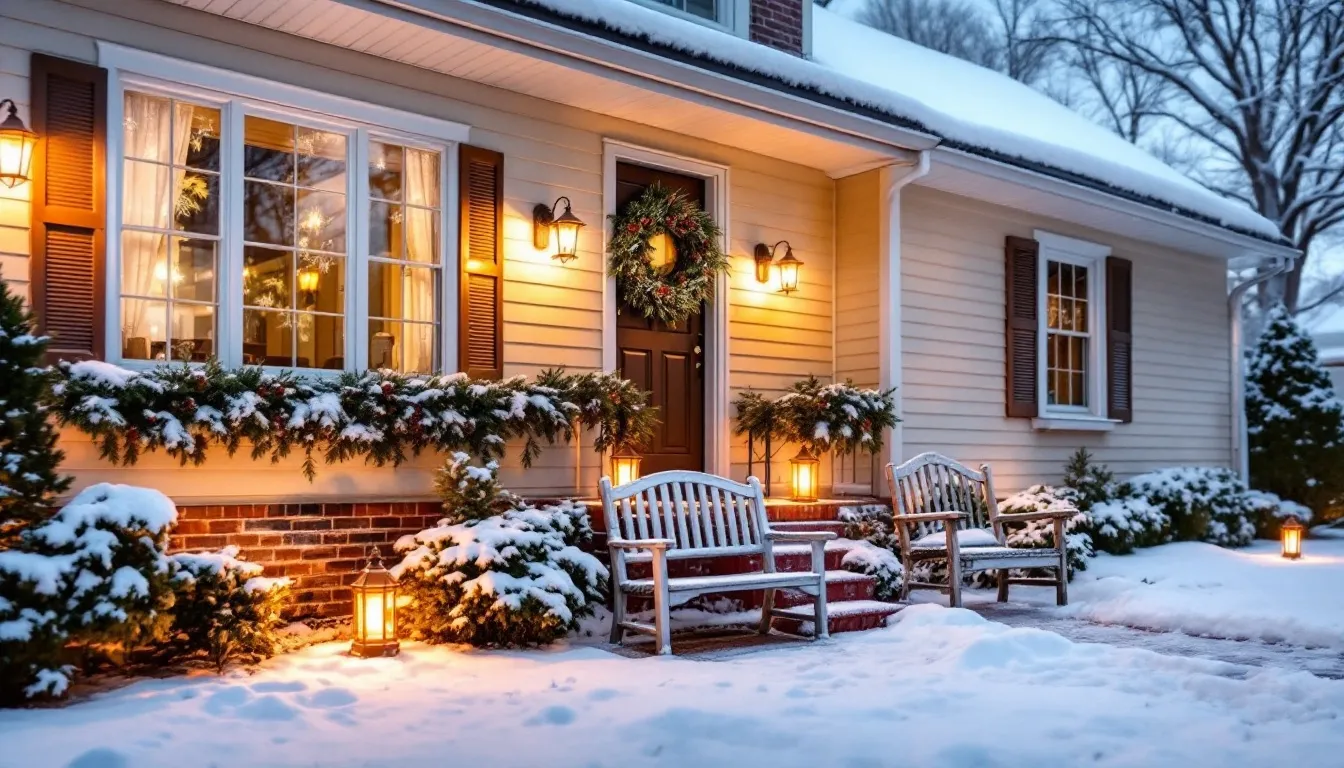 Maintaining curb appeal during winter for New Jersey homes.