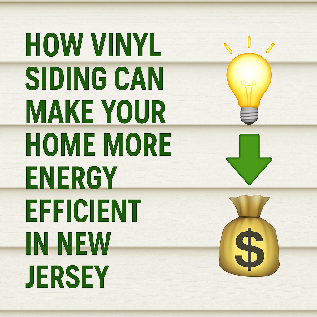 How vinyl siding can make your home more energy efficient in New Jersey